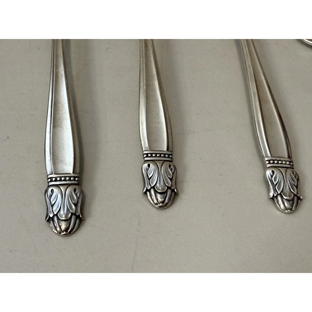 Vintage Danish Princess Silverplate 5-Piece Serving Set - Pristine Condition