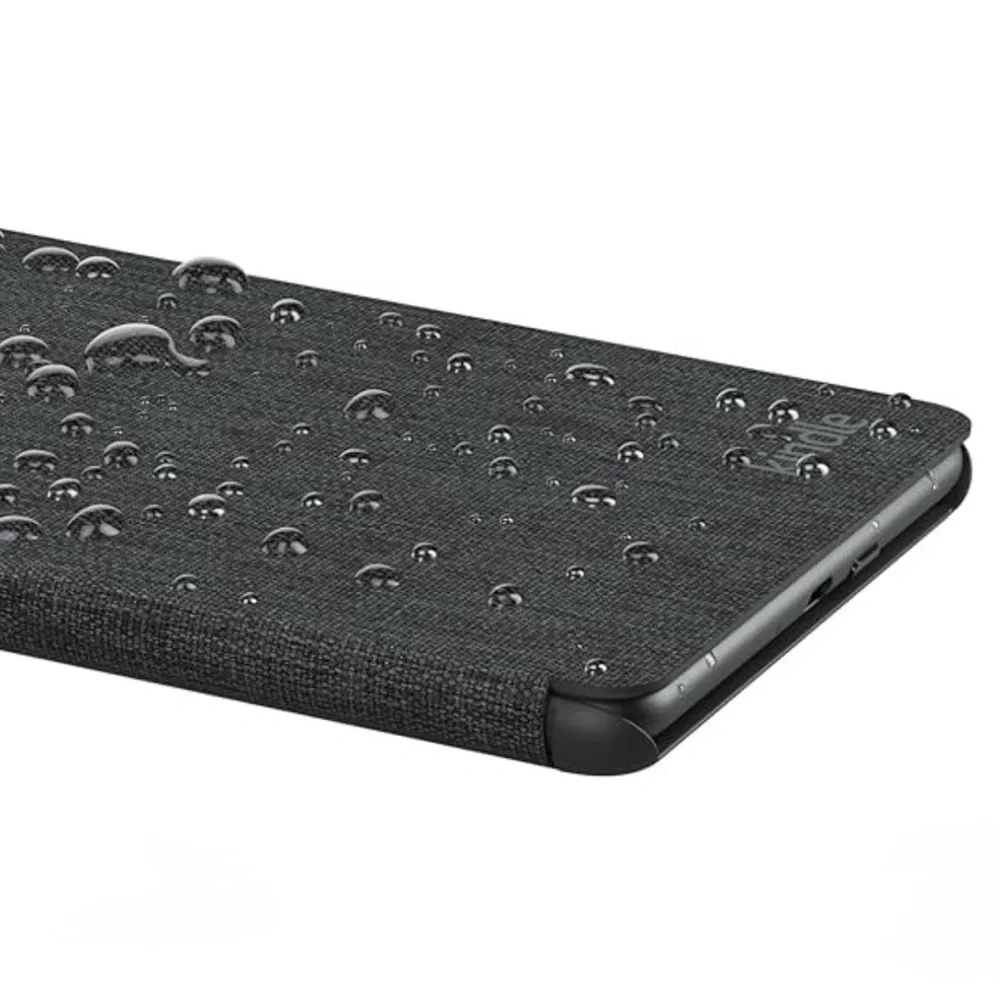 AMAZON Kindle Paperwhite & Kindle Colorsoft Fabric‎ Case Foldable Black New