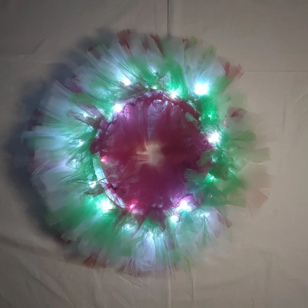 Handmade tulle wreath