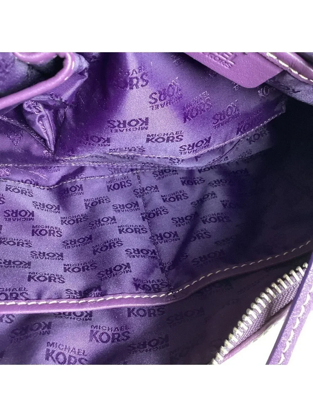 Michael Kors Purple Leather Women's Bag‎