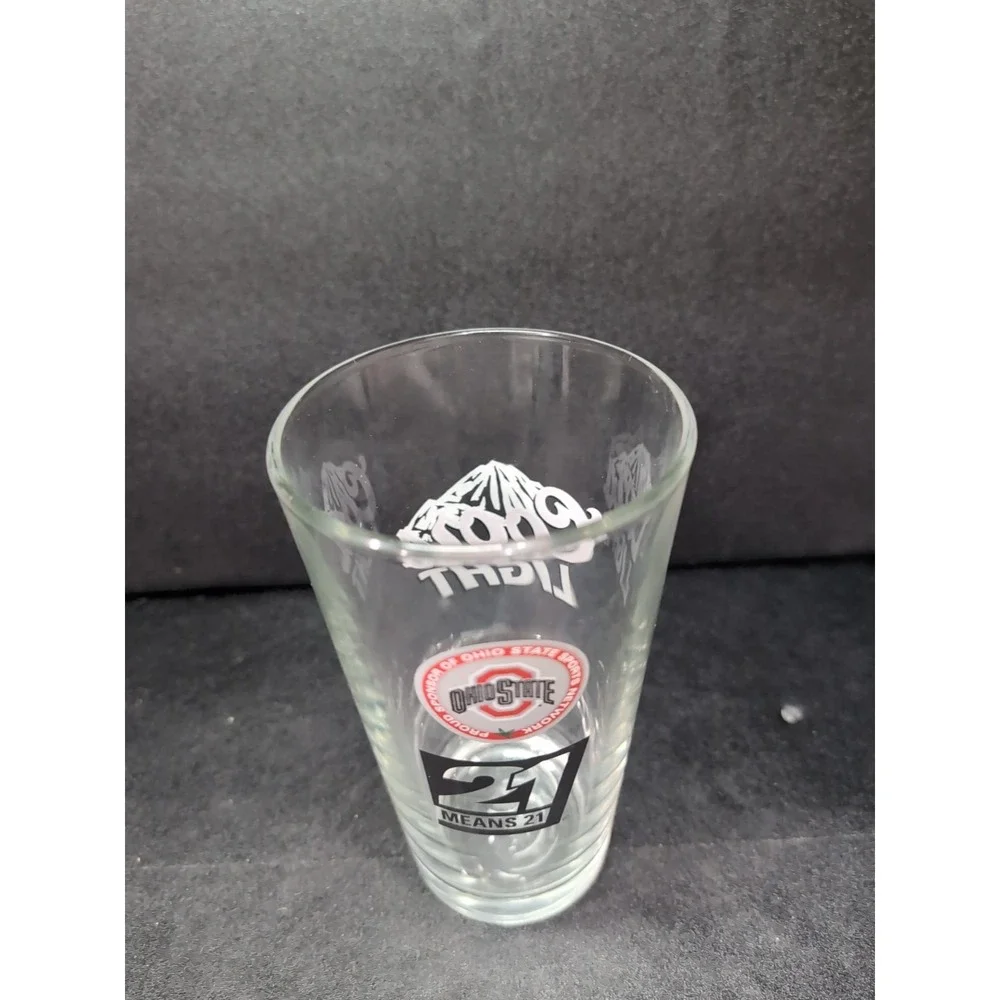 Ohio State Buckeyes 16oz Pint Glass, Coors Light Memorabilia, 21 Means‎ 21 Glass