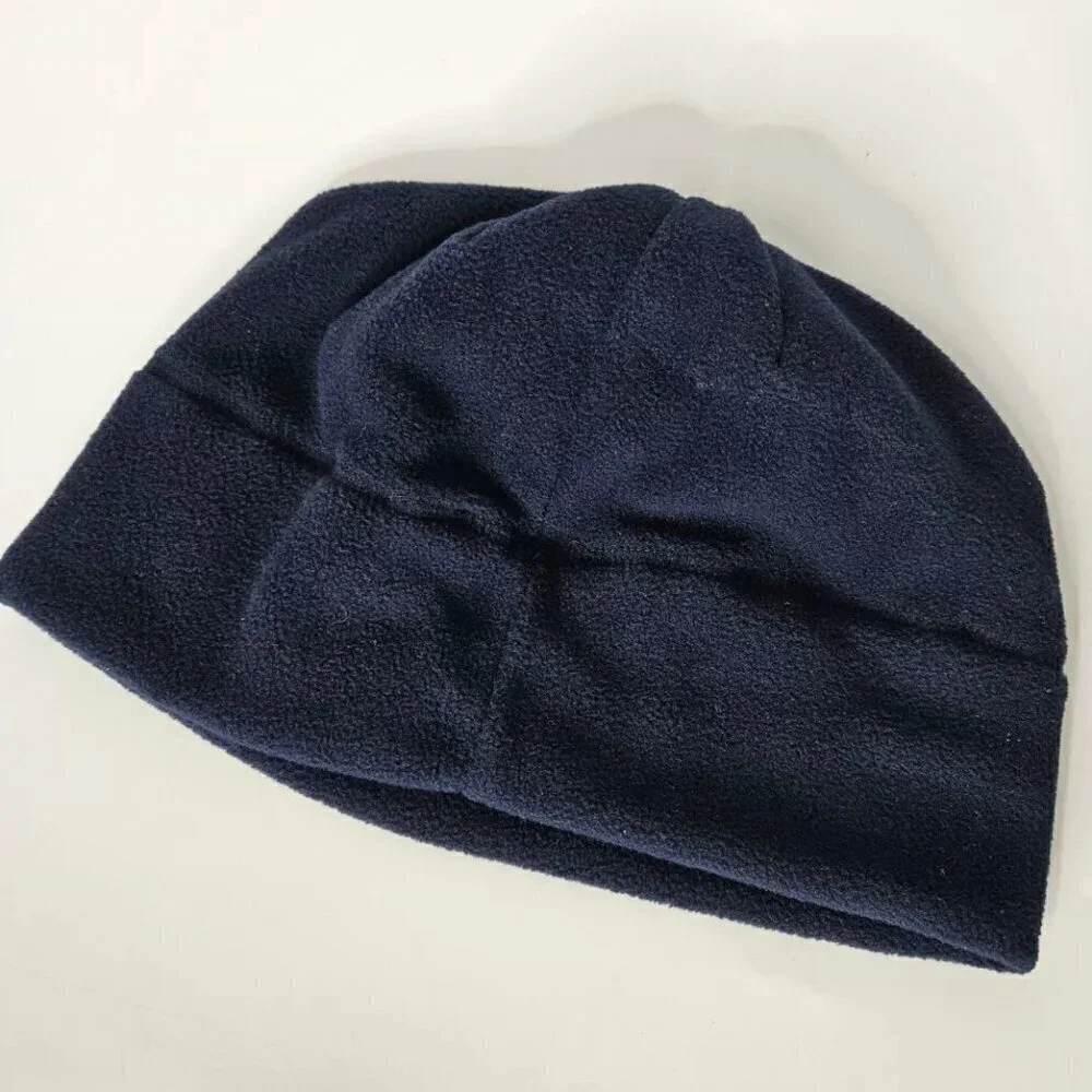 US Polo ASSN Beanie Toque Adult O/S Blue Knit Fleece Embroidered Pony Warm