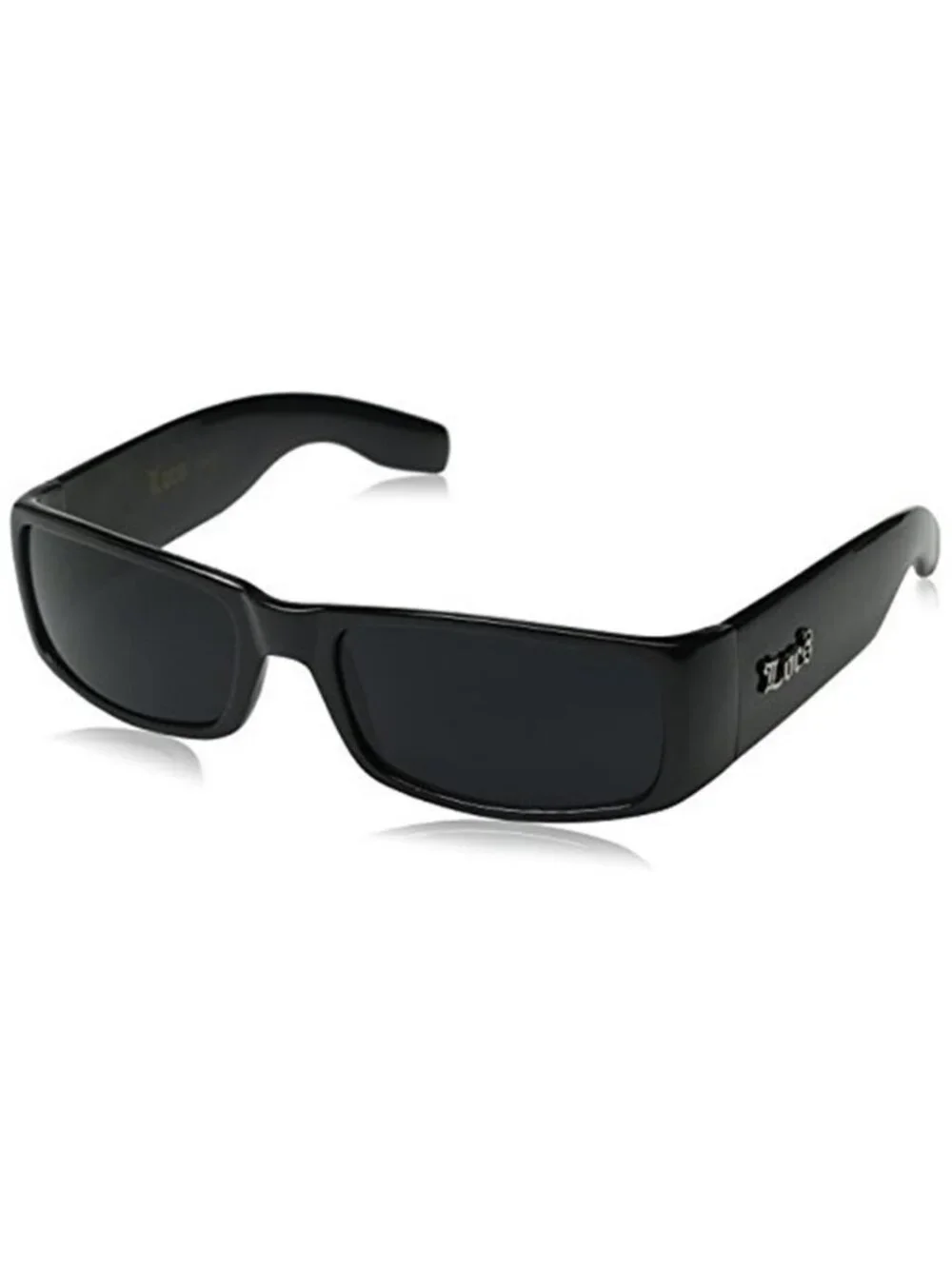 Locs Black Rectangle Sunglasses Mens Hardcore Gangster Streetwear Shades