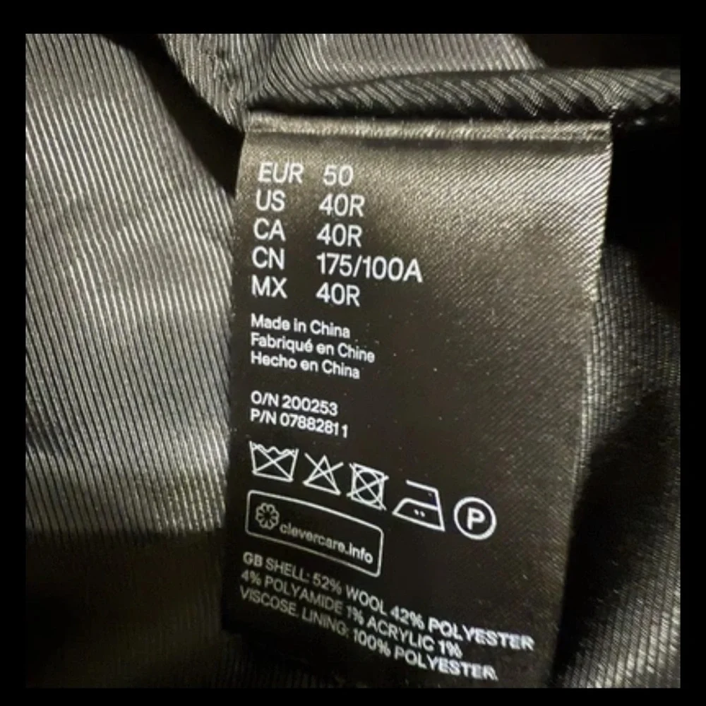 H&M mens wool