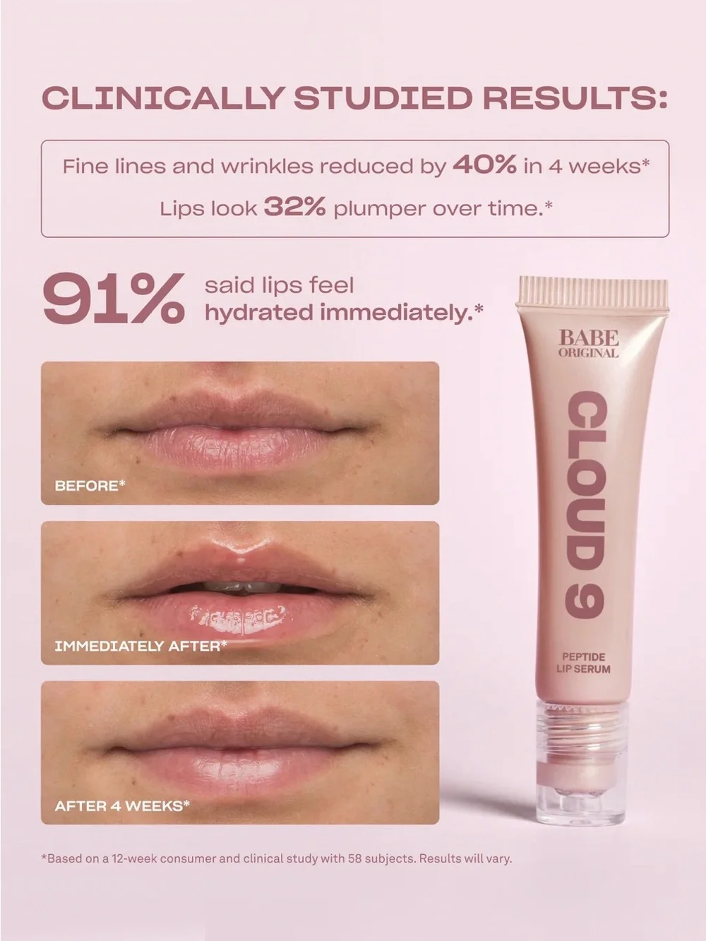 Babe Original Cloud 9 Peptide Lip Serum