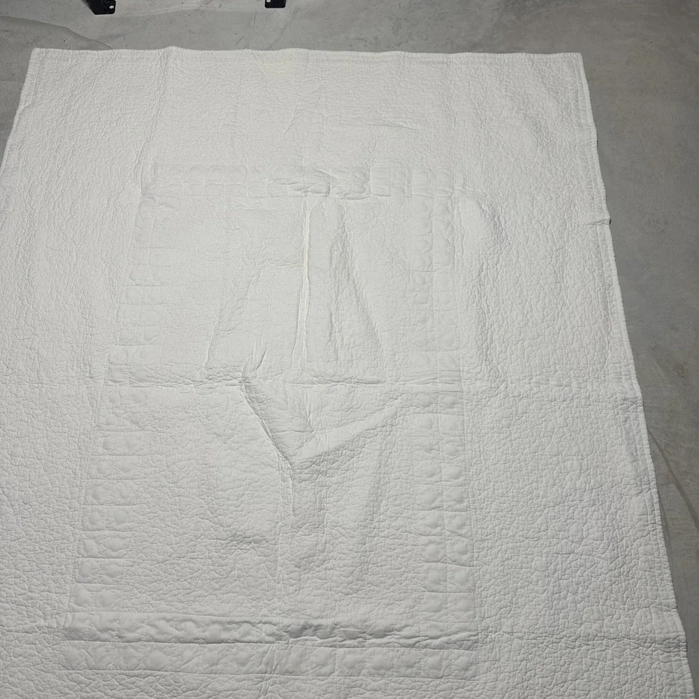 Vintage YO YO Quilt JC Penny Patchwork 67