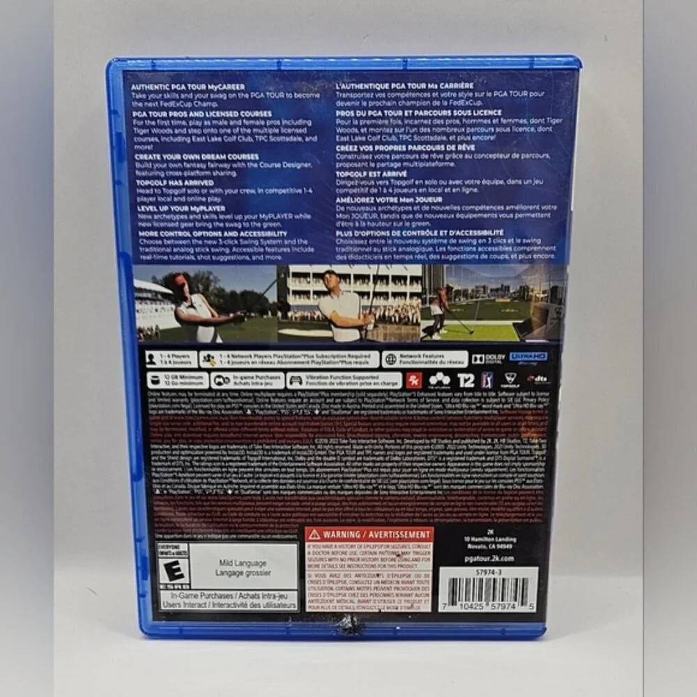Sony PlayStation PS5 PGA Tour 2K23.