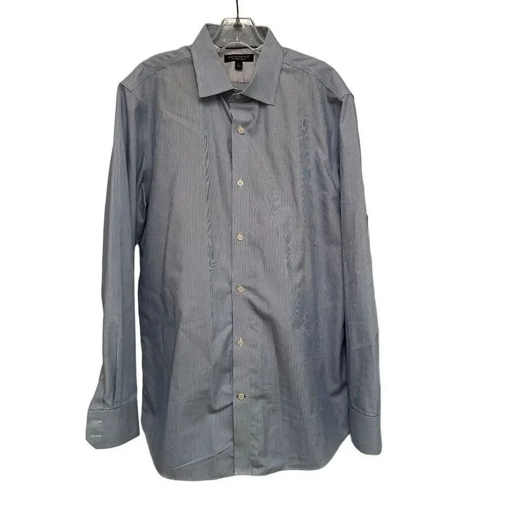 Banana Republic blue stripped dress shirt - size L