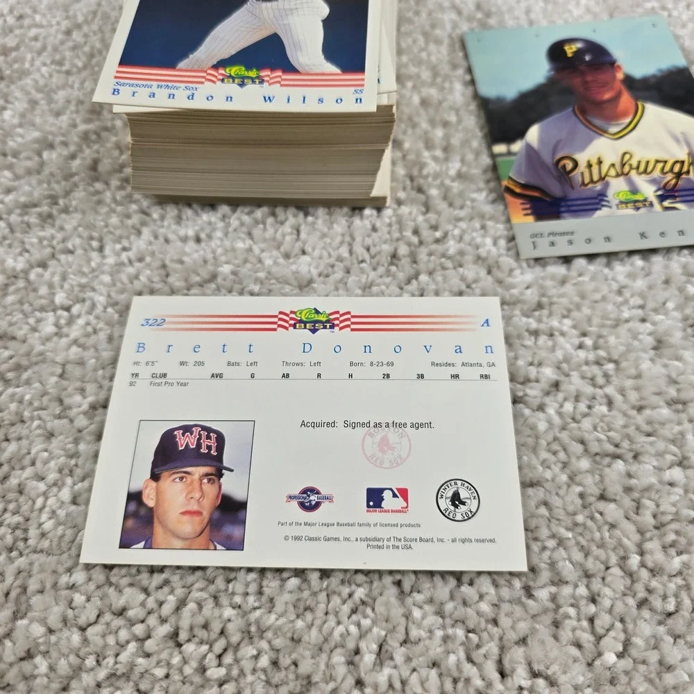 Vintage 1992 Classic Best Minor League Baseball Card Lot - NM+ LOOK