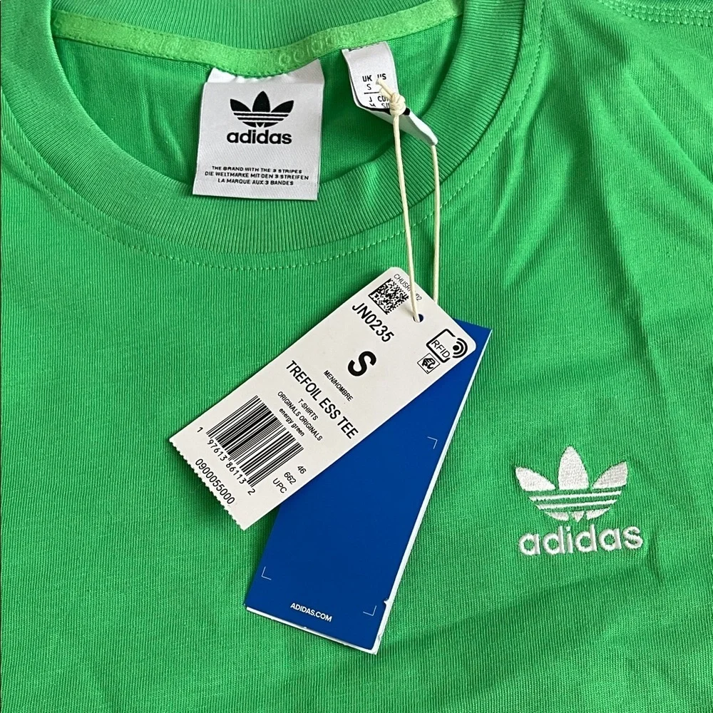 Adidas Vibrant Green Short Sleeve Tee