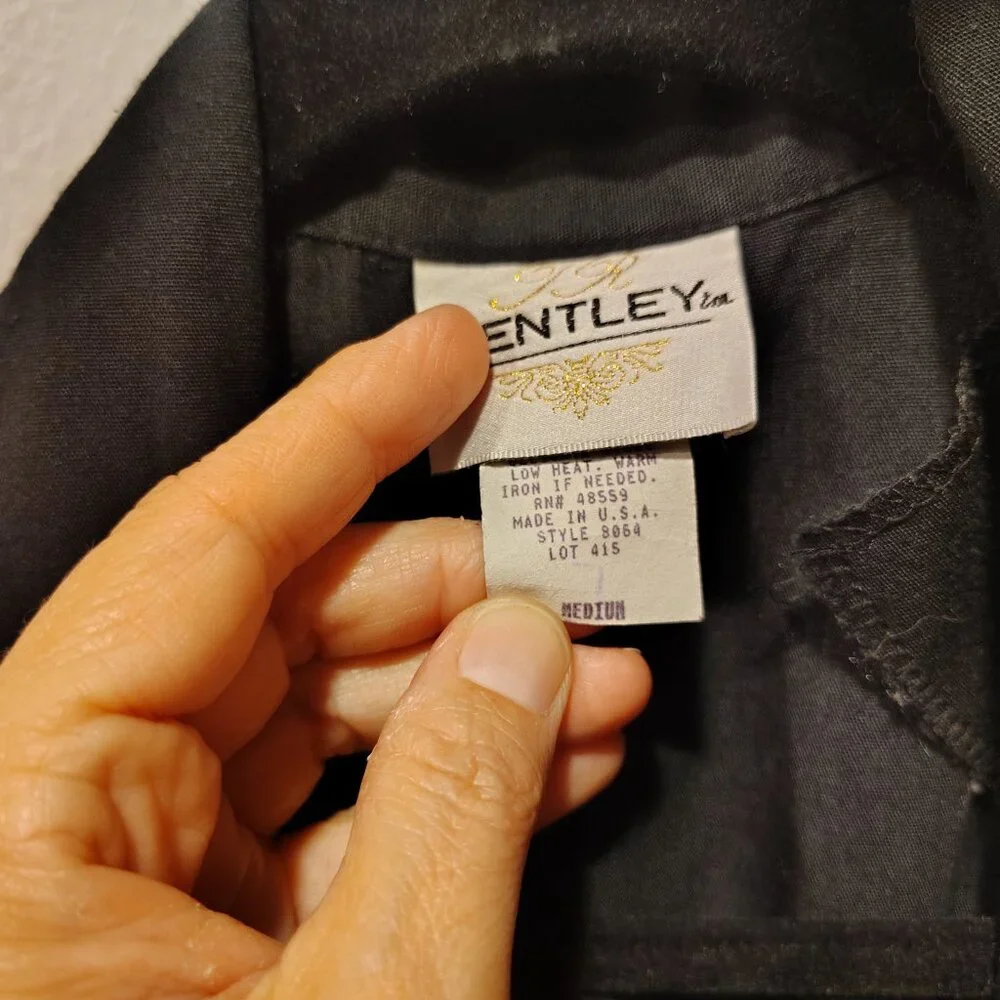 Bentley Women's Black Jacket Blazer Size Medium Polyester Rayon