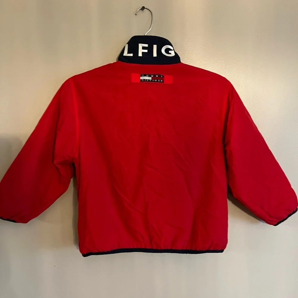 Tommy Hilfiger Red and Blue Puffer Jacket