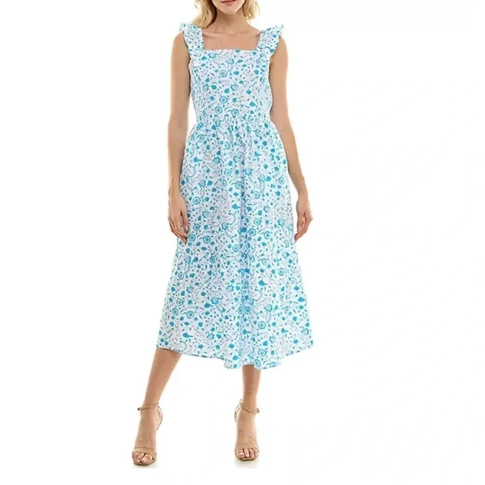 Draper James Women’s Ruffle Sleeve‎ Dress XL