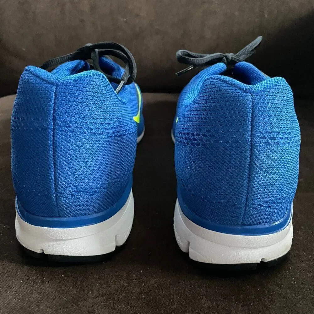 NEW Nike Air Pegasus 30 Running Trainers 2013 Blue Black Volt 599205-405 13 US