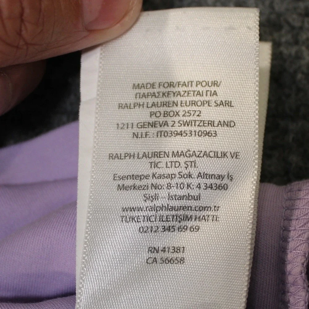 Ralph Lauren embroidered button