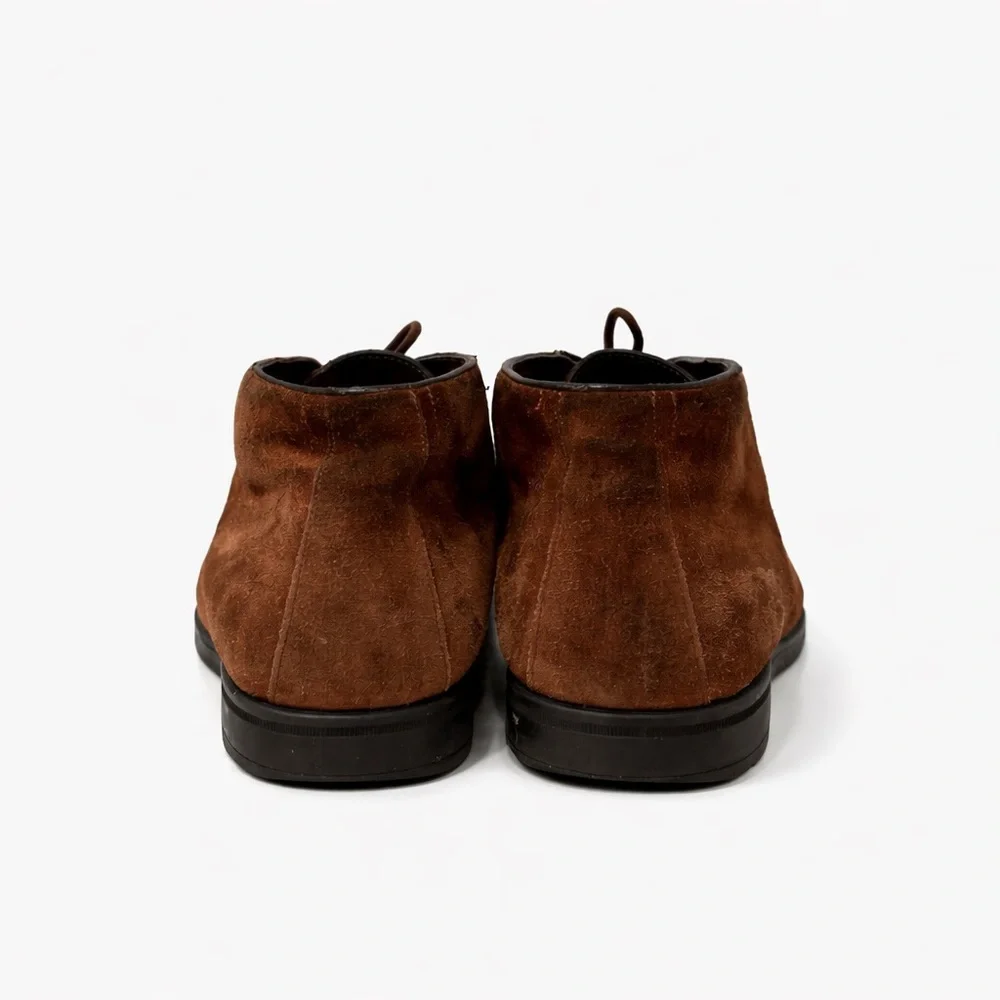 To Boot New York Conte Suede Chukka Boots Mens 11.5 Brown Italian Made
