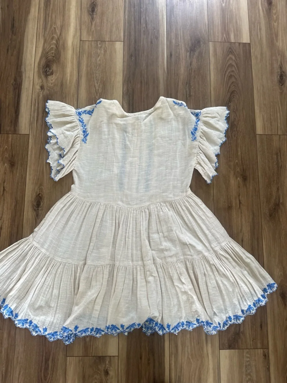 Free People women’s Santiago Embroidered mini endless summer Dress size small