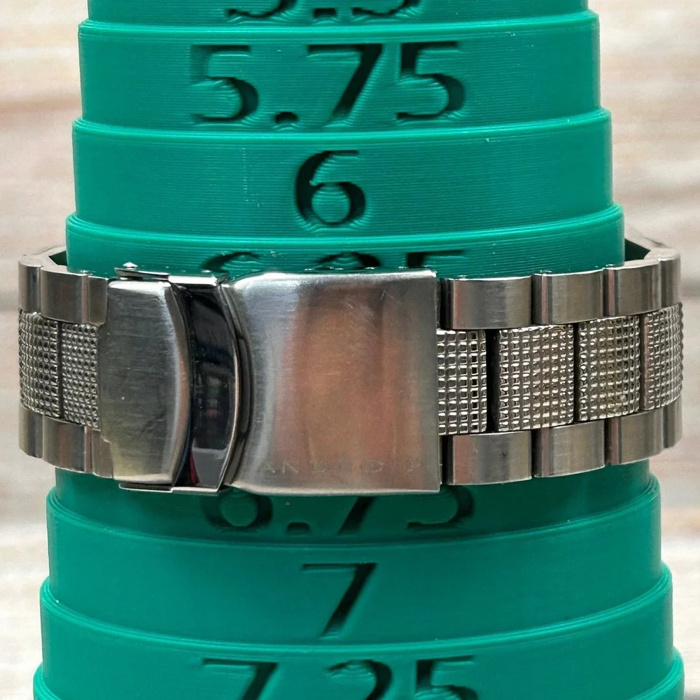 ANDROID Automatic Stainless Steel Mens Watch Blue‎ Dial 21 Jewels AD321