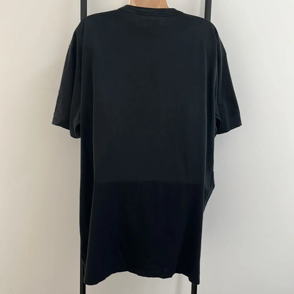 True Religion Smoking Skull Graphic Tee Men's XXXL Black Cotton Short Sleeve T-S