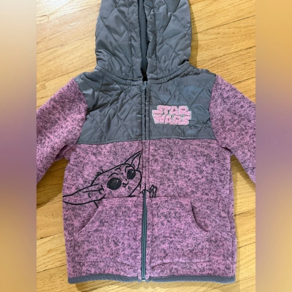 Star Wars Pink and Gray Quilted Jacket