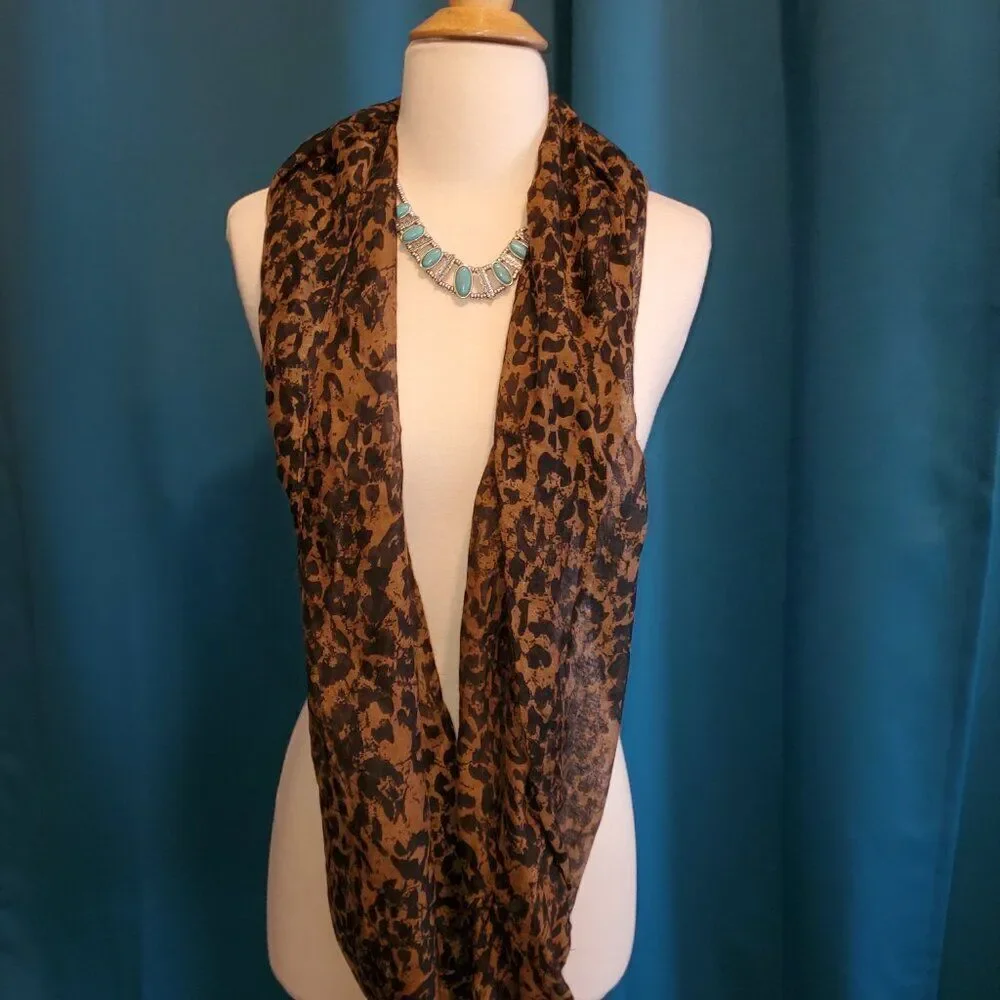 N/A sheer leopard