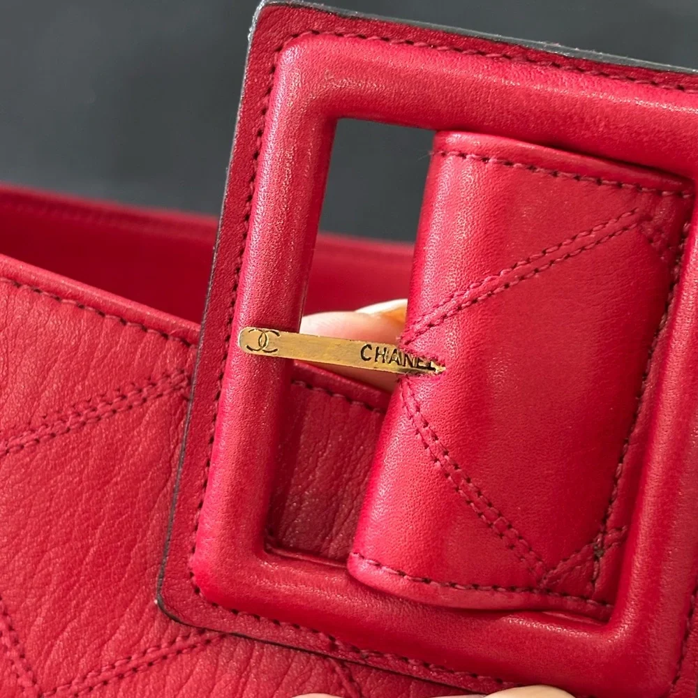 CHANEL authentic red