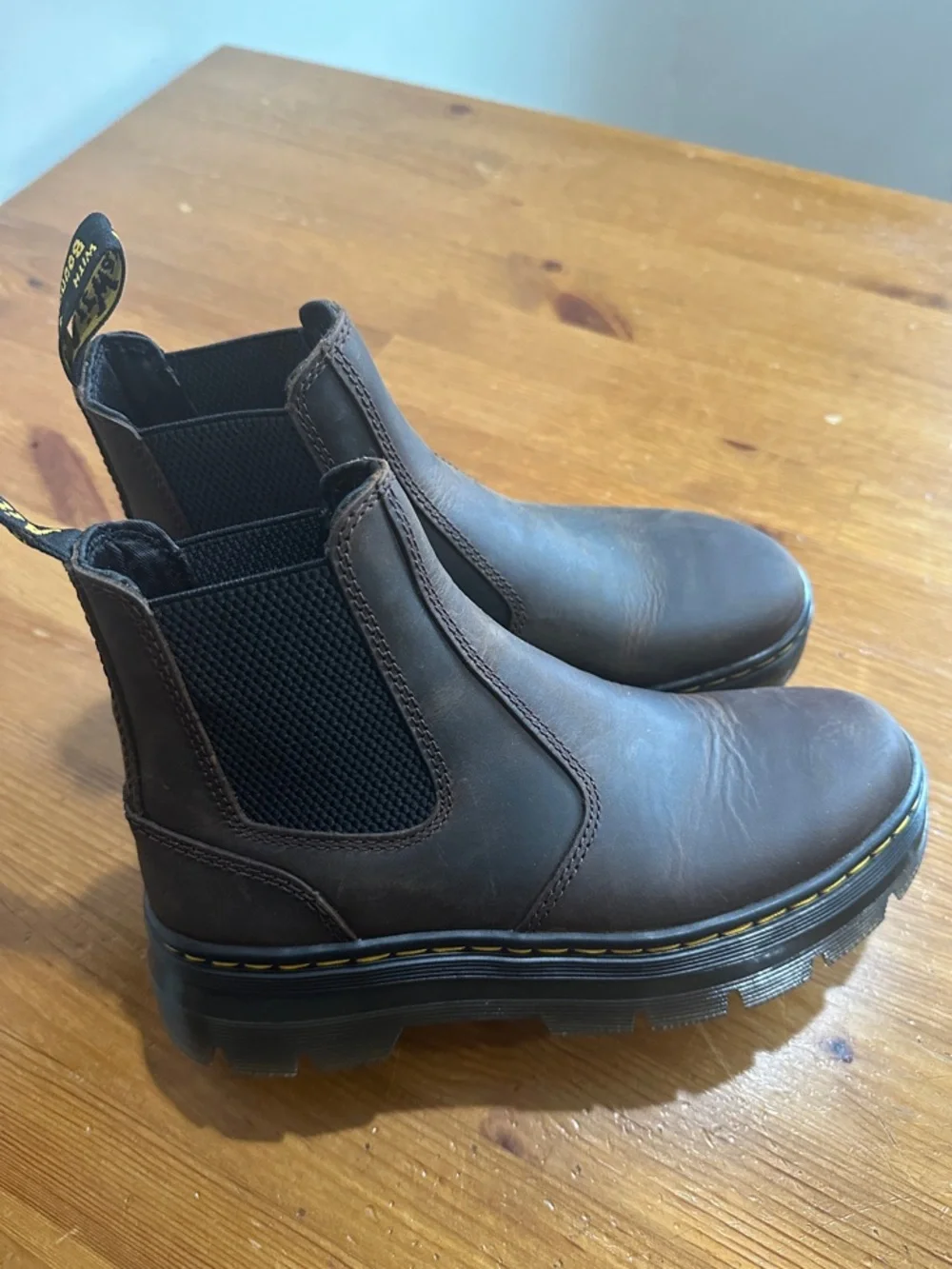 Dr. Martens brown leather