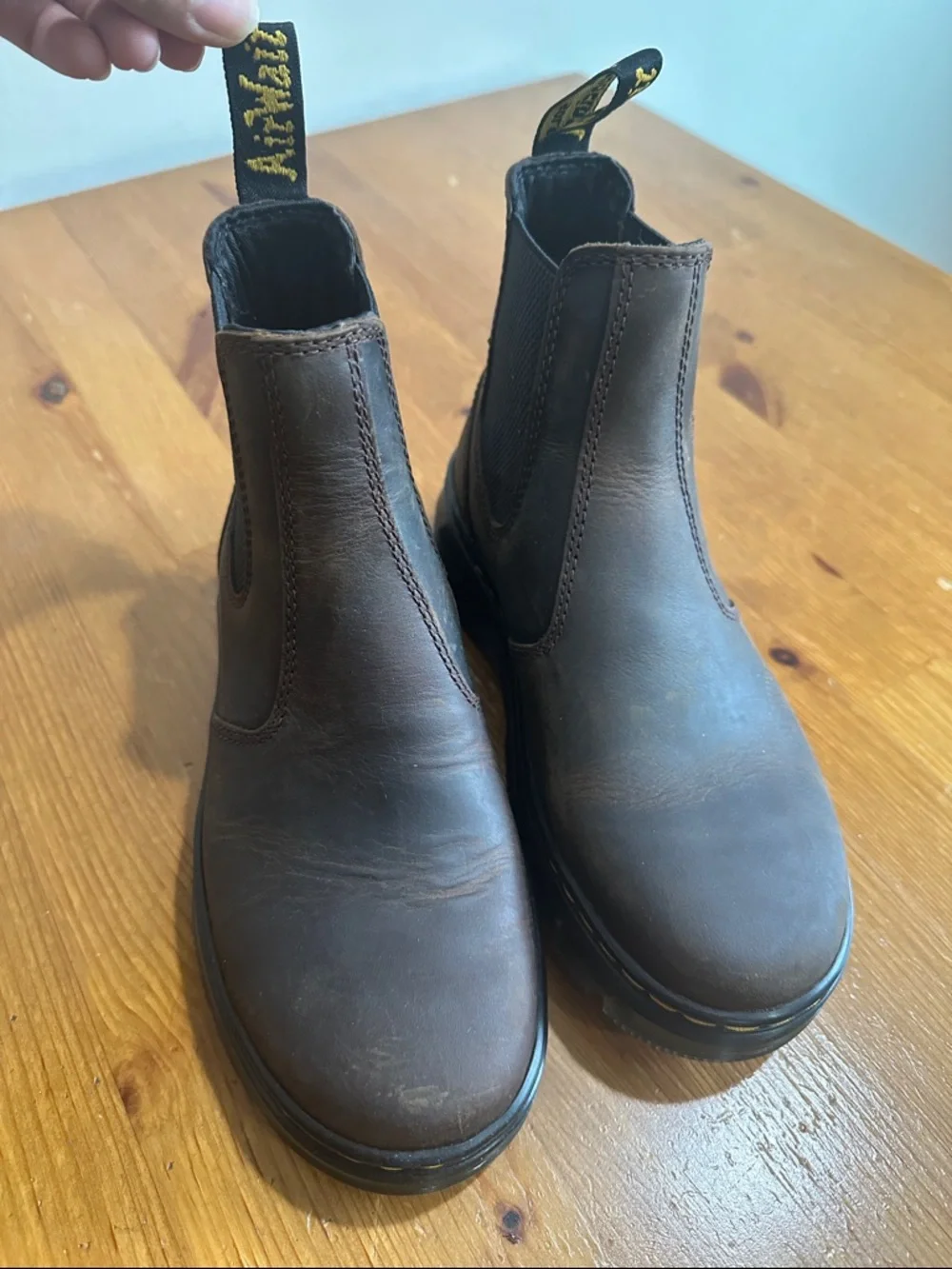 Dr. Martens brown leather