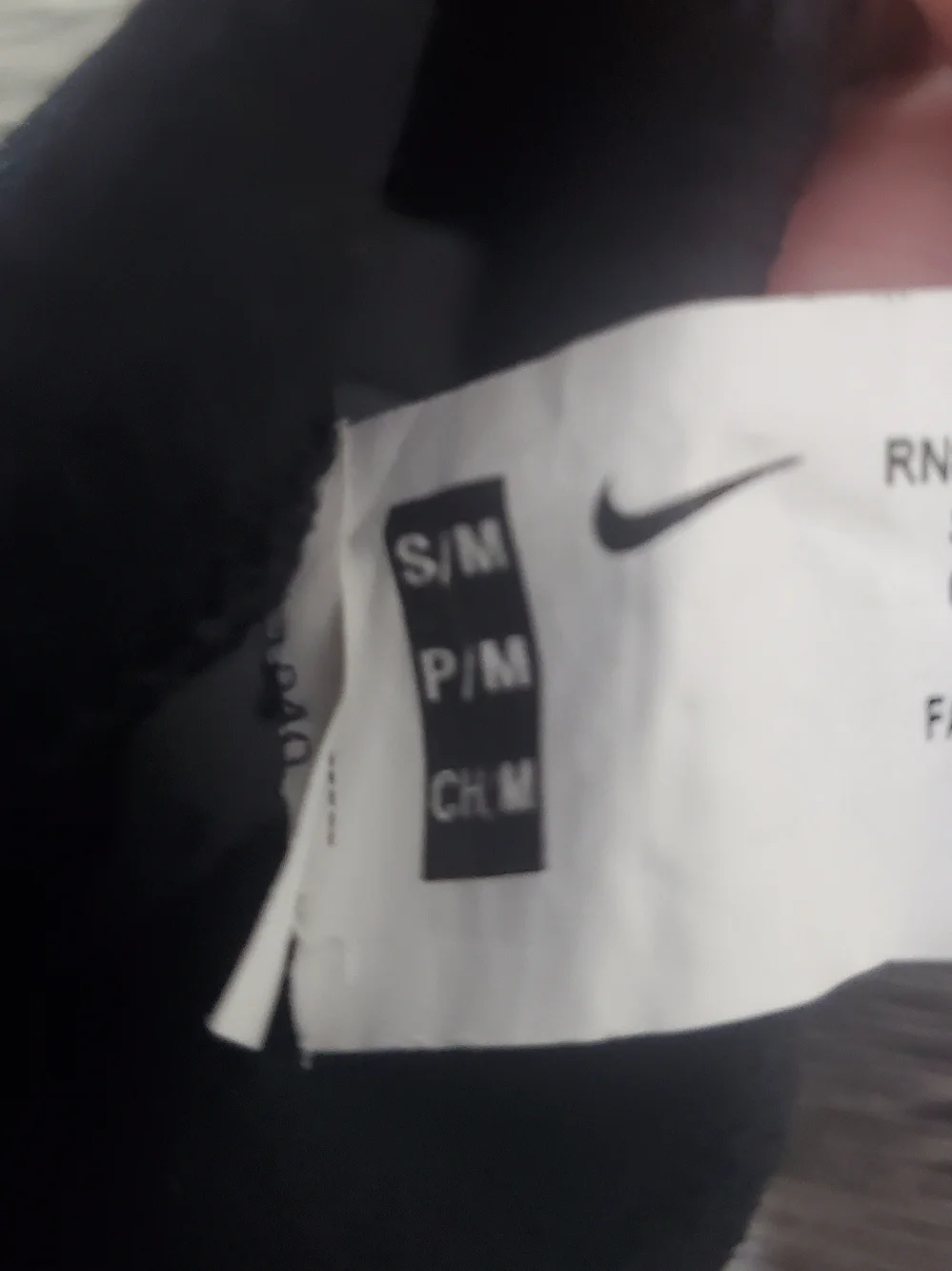 Nike black socks
