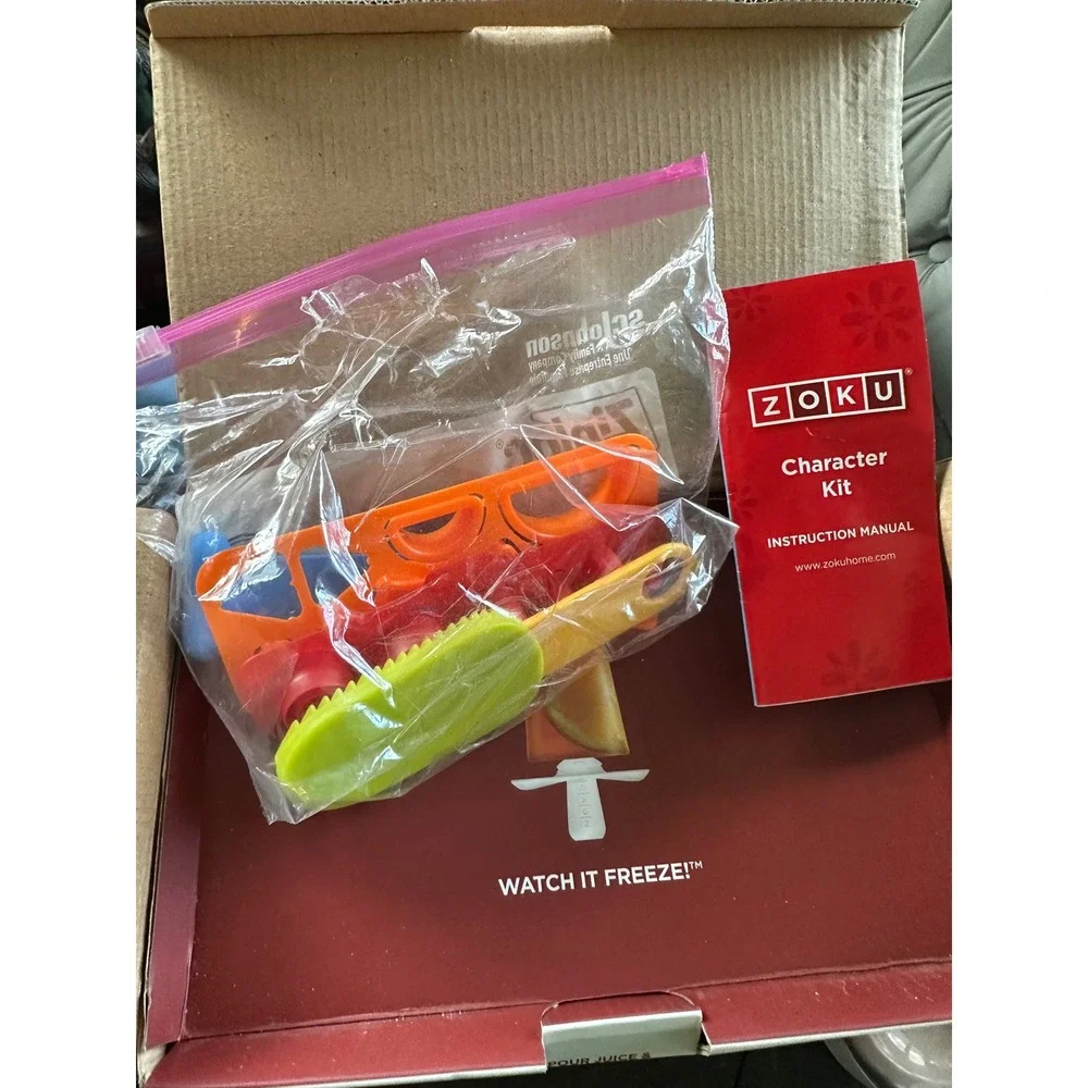 Zoku Quick Pop Maker Bundle with Character Kit and Chocolate Station Set NIB