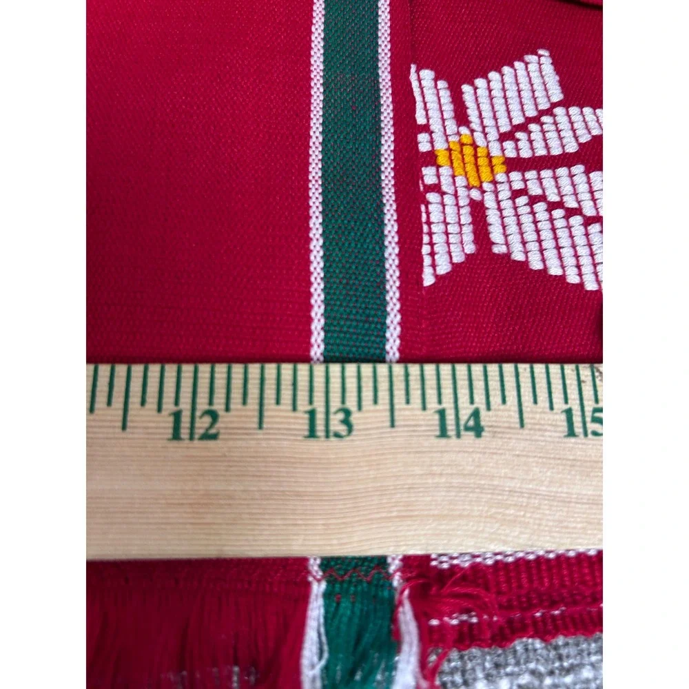 Maya Works Guatemala Hand‎ Woven Cotton Tablecloth Placemats Holiday Napkins x 6