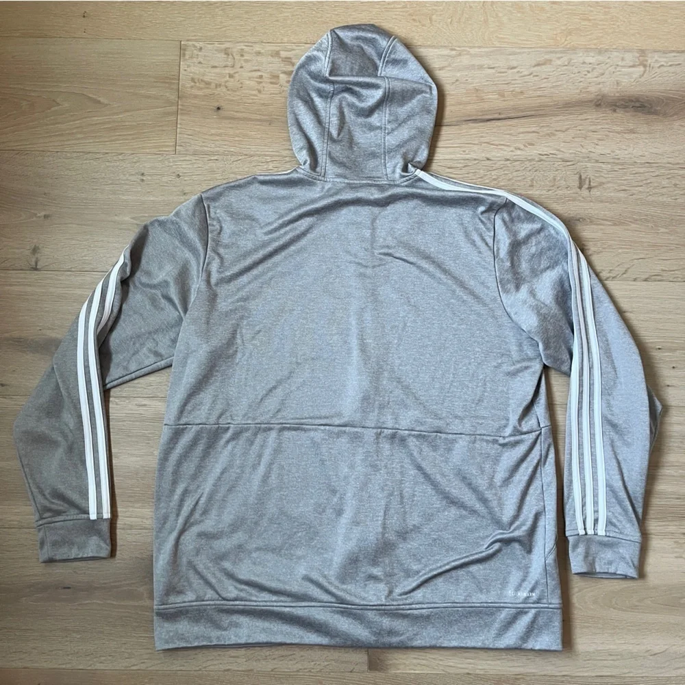 Adidas Men’s Tech Full Zip Hoodie ClimaWarm Hooded Track Sweatshirt Sz XL *S15