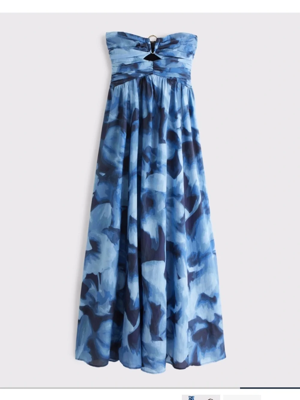 Abercrombie & Fitch flowy blue