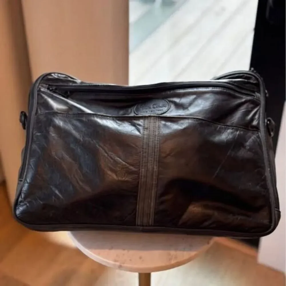 Vintage Pierre Cardin Men's soft leather briefcase‎ Large