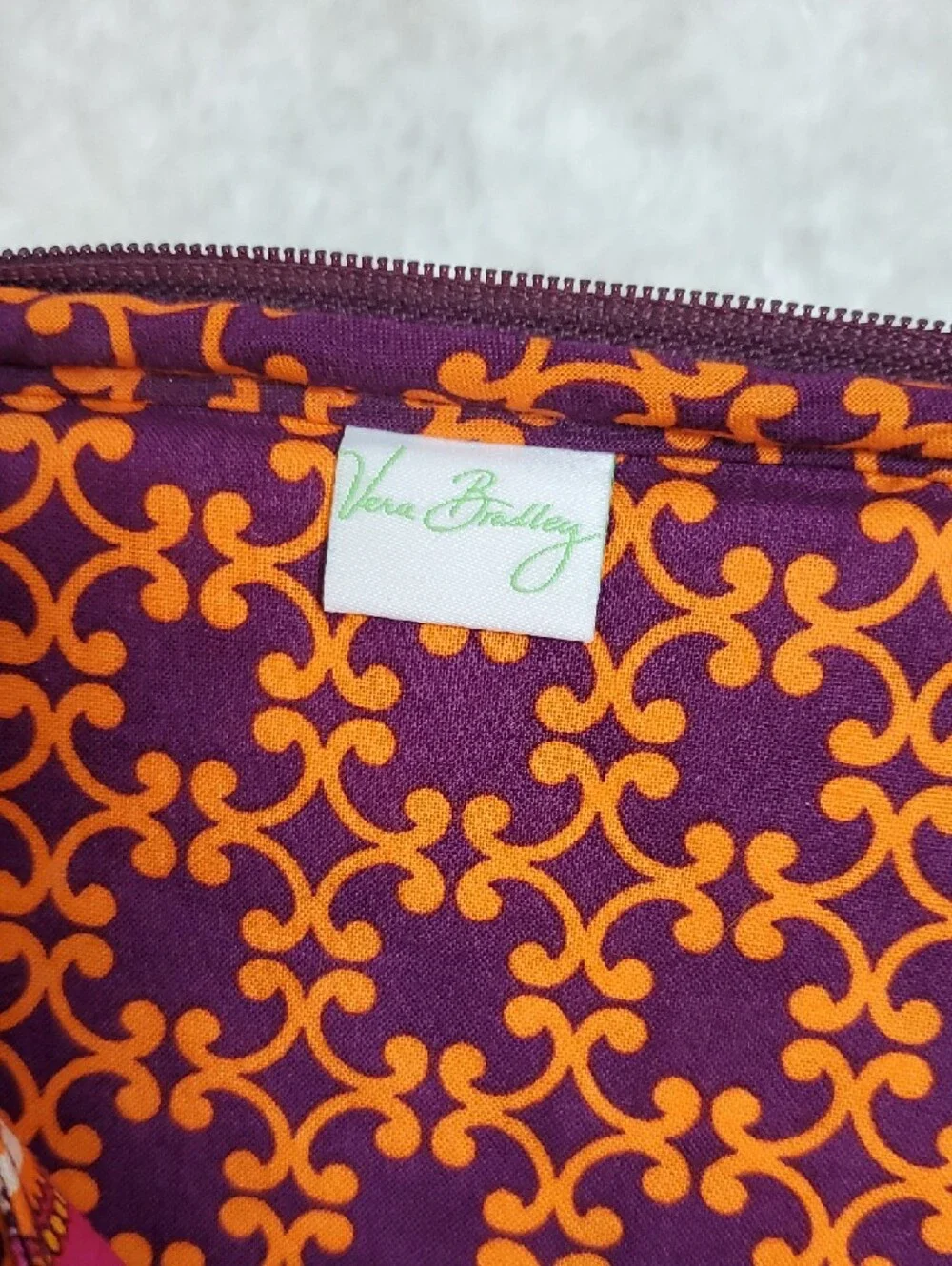 Vera Bradley inside pocket soft