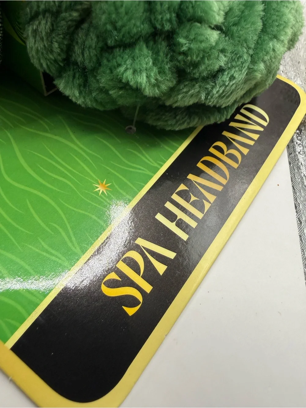 Wicked Elphaba Spa Headband Set Soft Cozy Make-up After the Shower Brand New