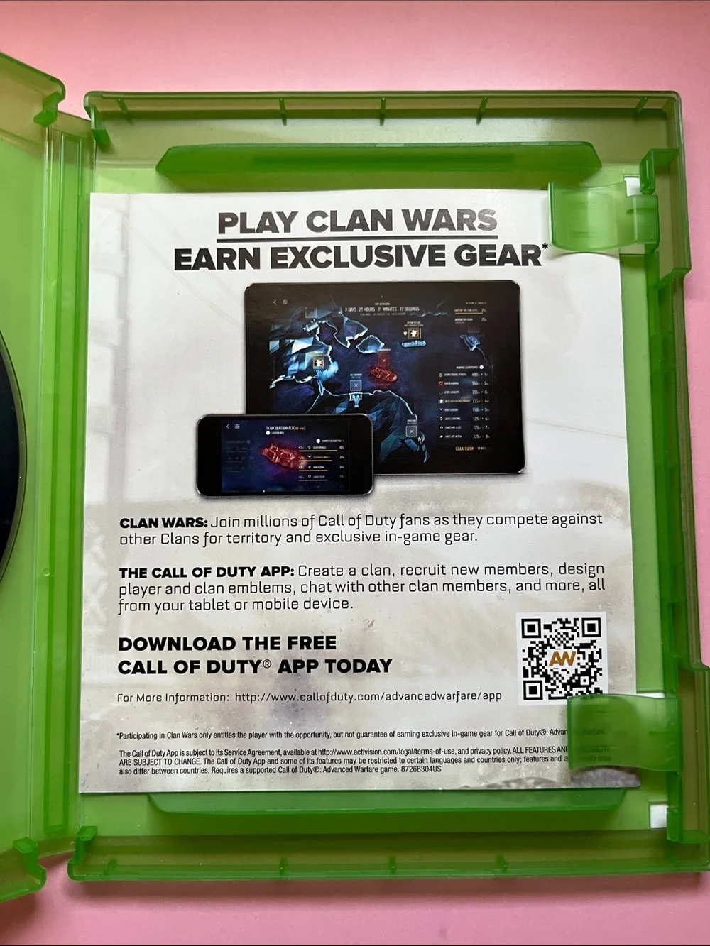 Microsoft Xbox One Call of Duty: Advanced Warfare - Green Case