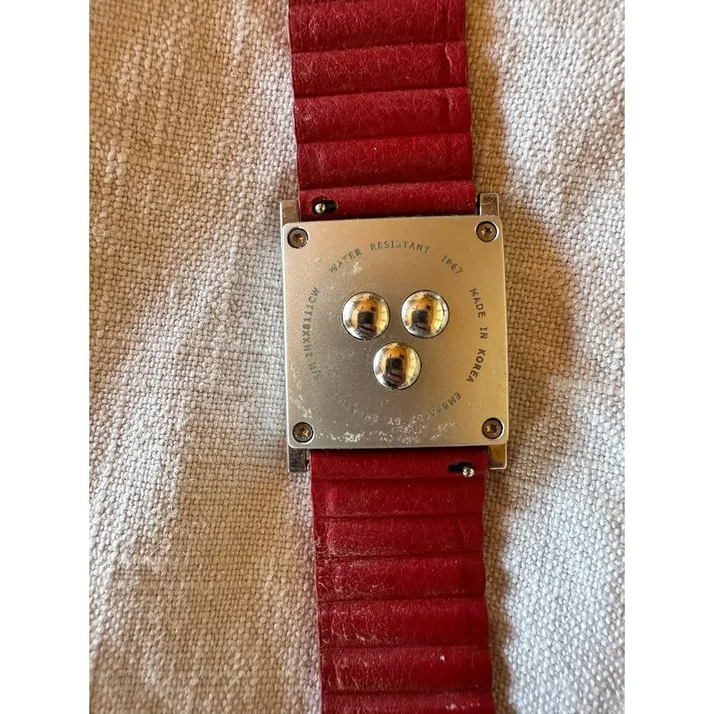 Empatica Embrace Seizure Detection Watch Red Band with Charging Dock & USB Cable