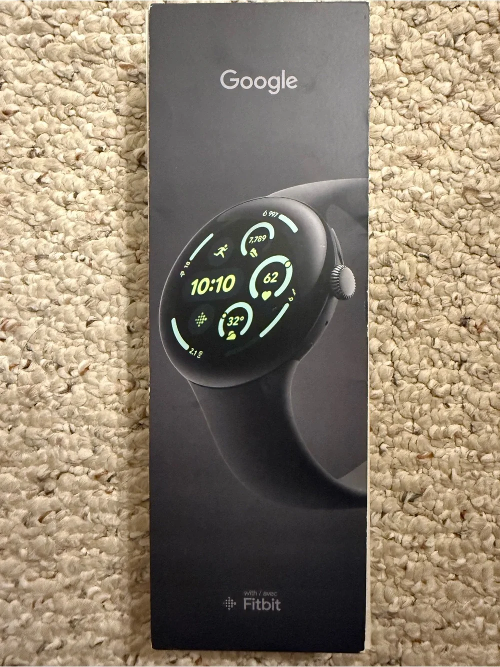 Google Pixel Watch 3, 45mm (with Fitbit) - Black