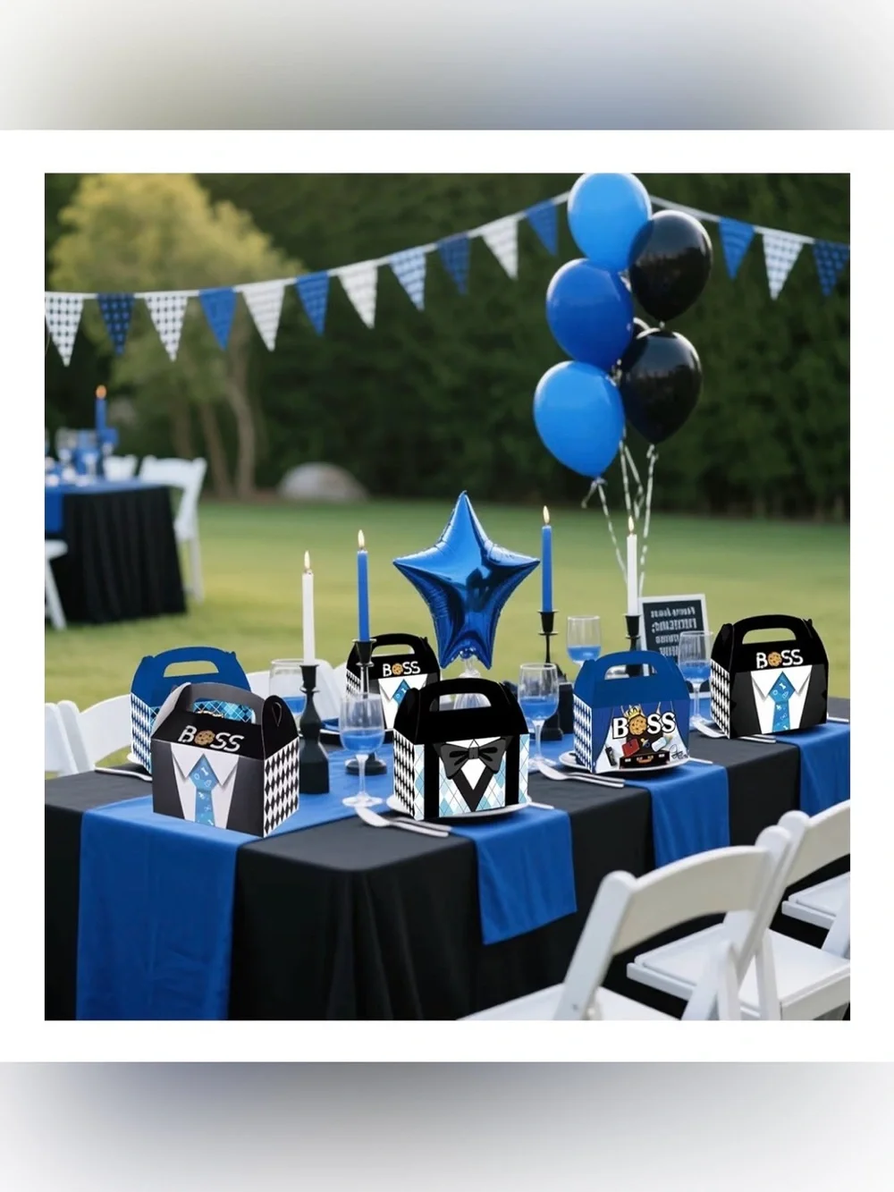 12 Pc BOSS Party Treat Boxes