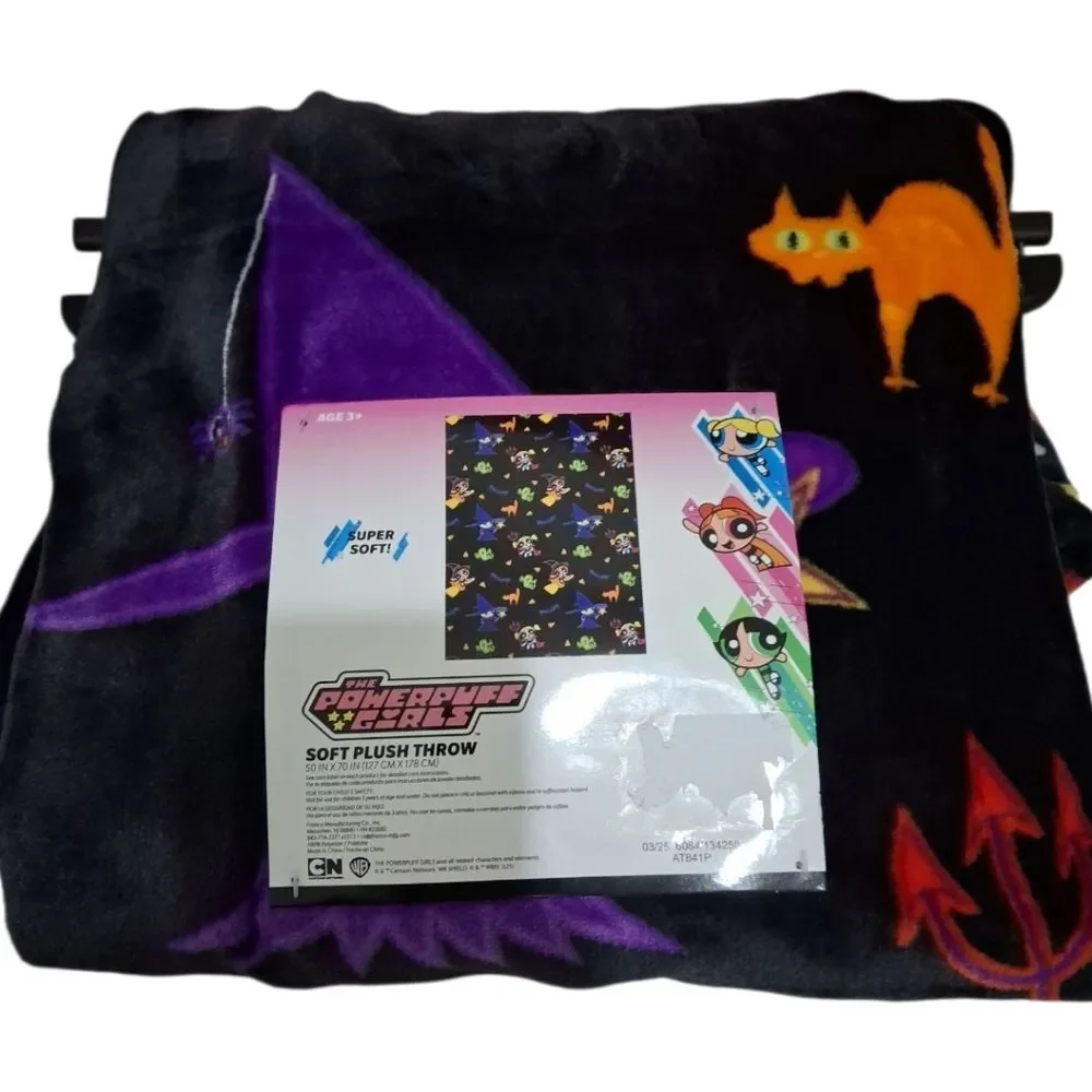 The Powerpuff Girls Halloween Throw Blanket