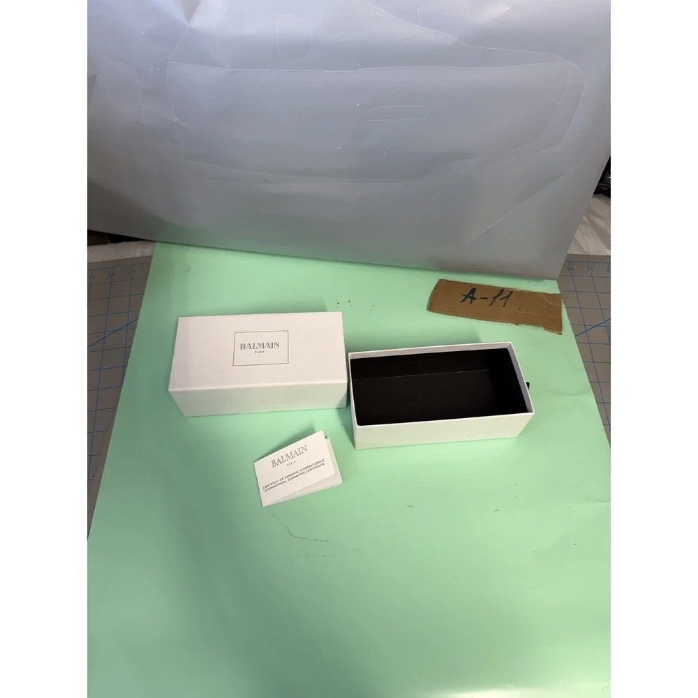 Balmain Paris Luxury Presentation Box & Guarantee Certificate