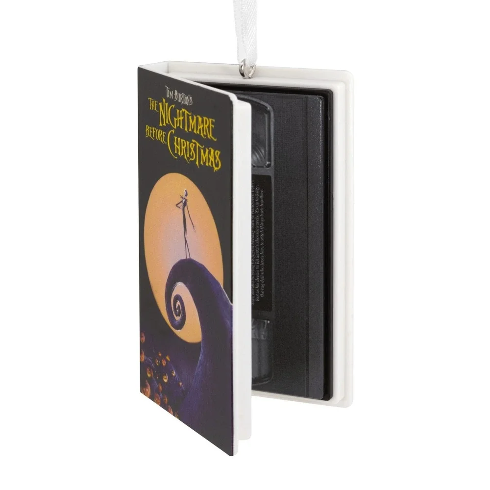 Hallmark Disney The Nightmare Before Christmas‎ VHS Movie Video Retro Ornament