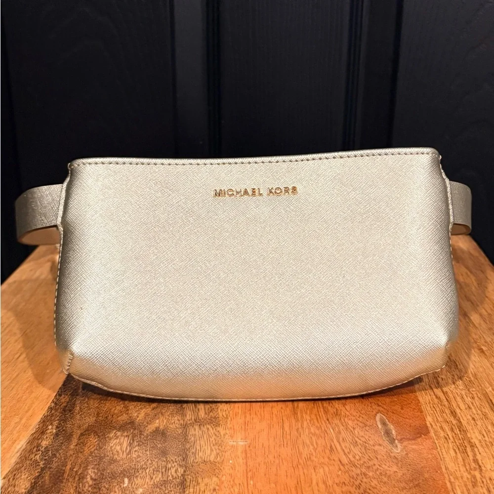 Michael Kors Gold Crossbody Bag