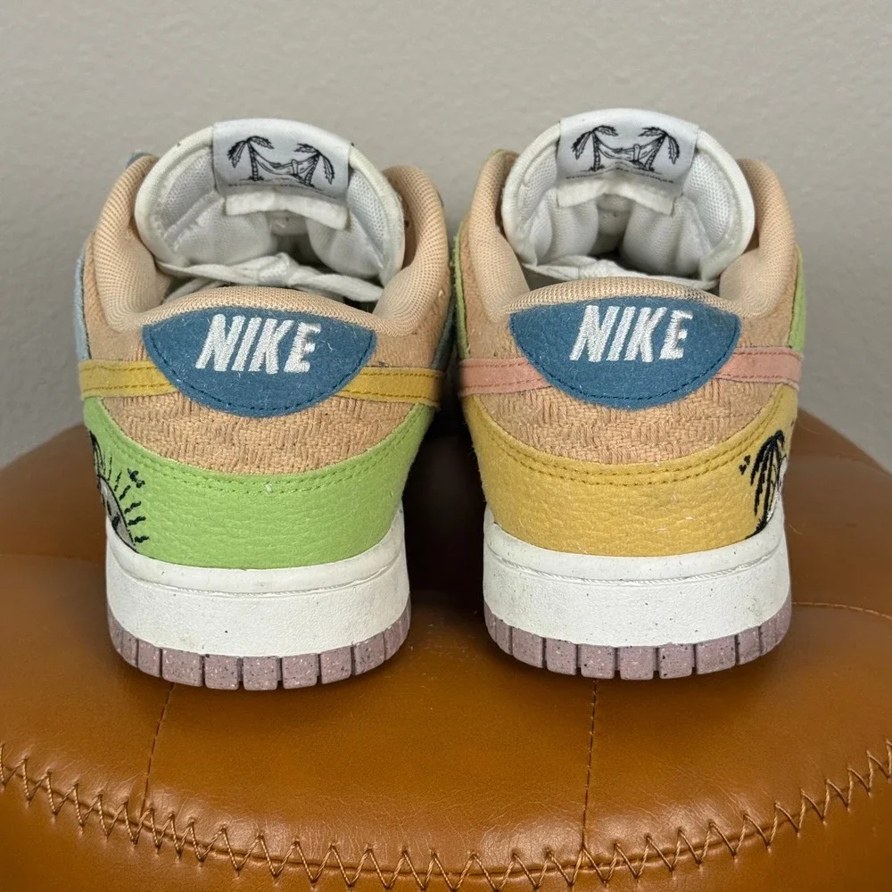 Nike Dunk Low Sun Club Pastel Colorblock Coconut Milk Sneakers Y2K Coastal 8.5