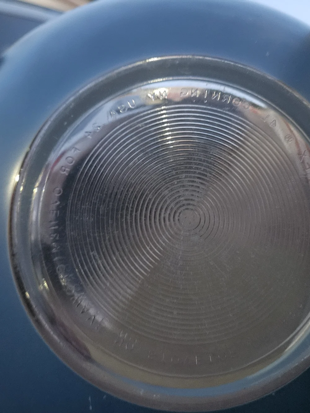 Pyrex Blue Glass Mixing Bowls Set
