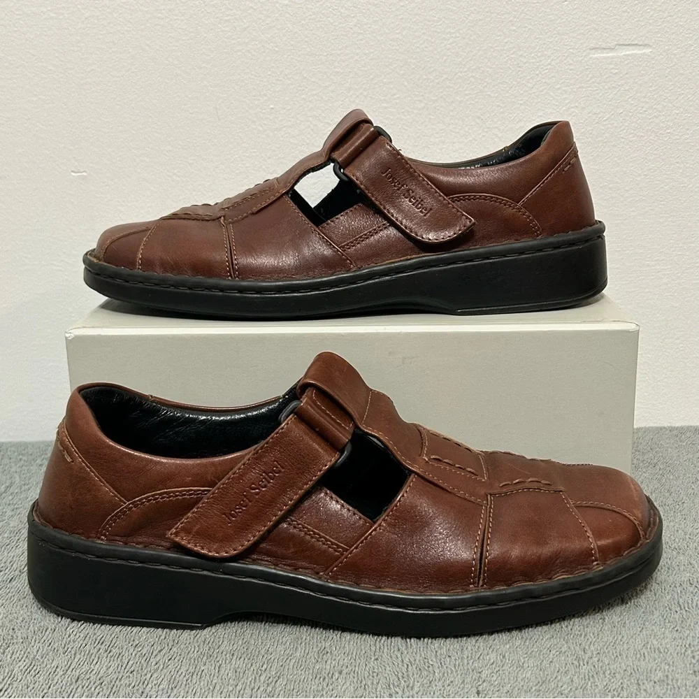 Josef Seibel Leather Fisherman Sandals