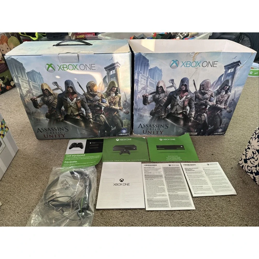 Xbox One Assassin's Creed Unity Console Box Headset &‎ Inserts Only 