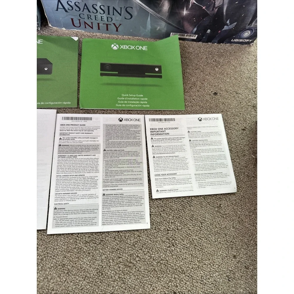 Xbox One Assassin's Creed Unity Console Box Headset &‎ Inserts Only 
