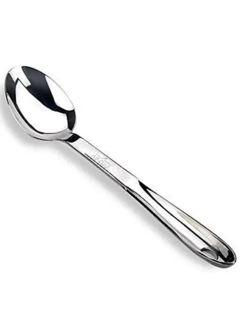 ALL CLAD Large Stainless Steel Solid 13.5in Serving Spoon NWT